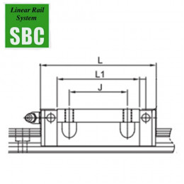 Шариковая каретка SBC SBI15 FL