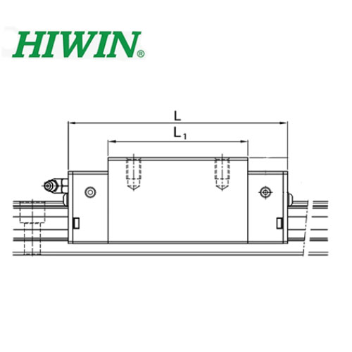 Роликовая каретка HIWIN RGH45HAZAH