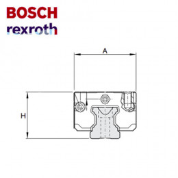 Шариковая каретка R166211320 Bosch Rexroth