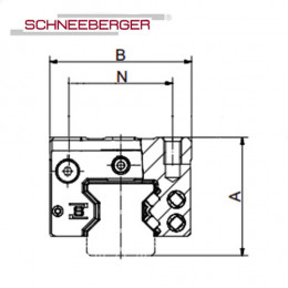 Роликовая каретка Schneeberger MR W 25-C