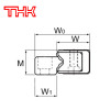 Шариковая каретка THK HR2555