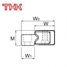 Шариковая каретка THK HR1530