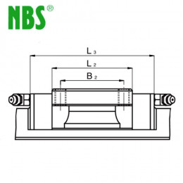 Шариковая каретка NBS SNA15