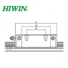 Шариковая каретка HIWIN EGH20CAZAH