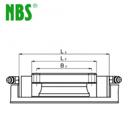 Шариковая каретка NBS SLA20P1N