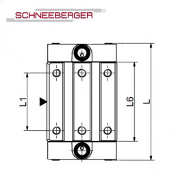 Шариковая каретка Schneeberger BM W 15-C