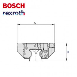 Роликовая каретка R185132310 Bosch Rexroth
