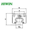Шариковая каретка HIWIN HGH25HA
