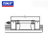 Шариковая каретка SKF LLTHC 25 LA T1 P5