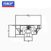 Шариковая каретка SKF LLTHC 25 LA T1 P5