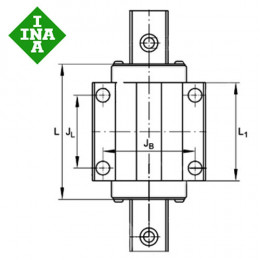 Шариковая каретка INA KWVE15-B-E-V1-G3