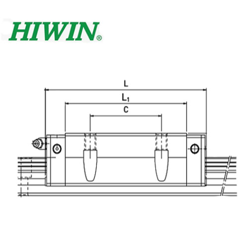 Шариковая каретка HIWIN HGW65CCZAH