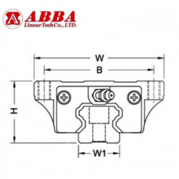 Шариковая каретка ABBA BRH35 AL