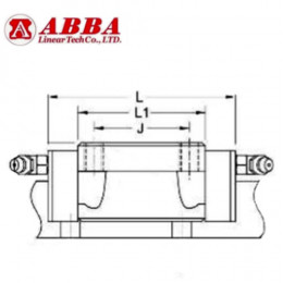Шариковая каретка ABBA BRH35 AL