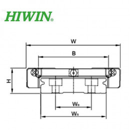 Шариковая каретка HIWIN MGW12CZ0HM