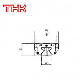 Роликовая каретка THK SRG100LC1SS