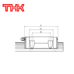 Шариковая каретка THK HSR25A1SS