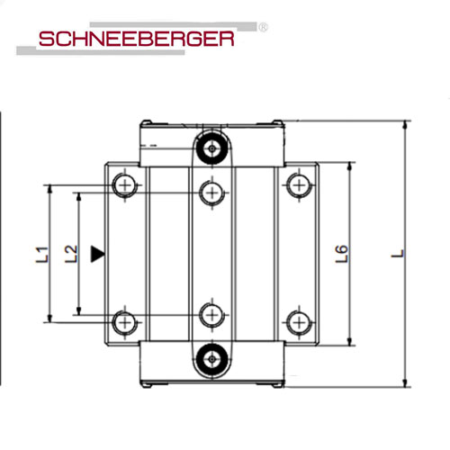 Роликовая каретка Schneeberger MR W 55-B-G3-V1