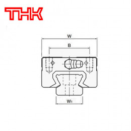Шариковая каретка THK SSR15XV1UU