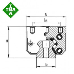 Роликовая каретка INA RWU35-E-H