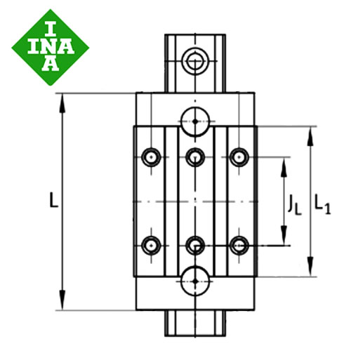 Роликовая каретка INA RWU35-E-H-V3-G2