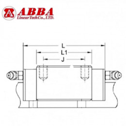 Шариковая каретка ABBA BRH15 B