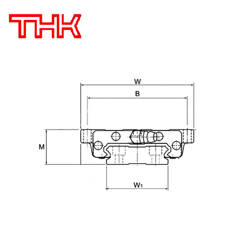 Шариковая каретка THK HRW50CA