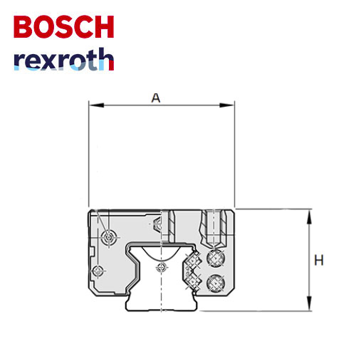 Роликовая каретка R182322310 Bosch Rexroth