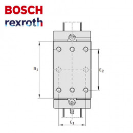 Роликовая каретка R182322310 Bosch Rexroth