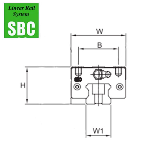 Шариковая каретка SBC SBI15 HLL