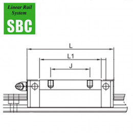 Шариковая каретка SBC SBI15 HLL