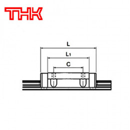 Шариковая каретка THK SHW12CAM