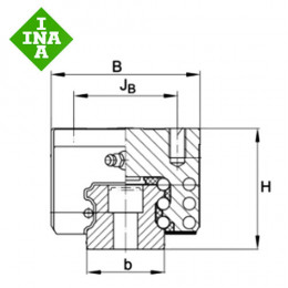 Шариковая каретка INA KWSE30-HL-V1-G3