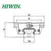Шариковая каретка HIWIN EGW35SCZAH