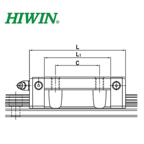 Шариковая каретка HIWIN EGW25CCZAH