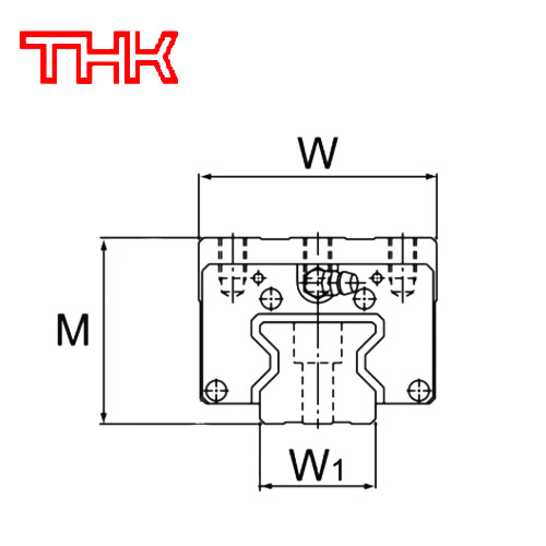 Роликовая каретка THK SRG55LR1SS