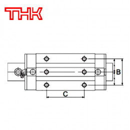 Роликовая каретка THK SRG45R