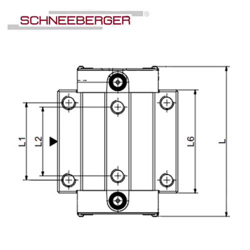 Роликовая каретка Schneeberger MR W 55-A-G3-V1