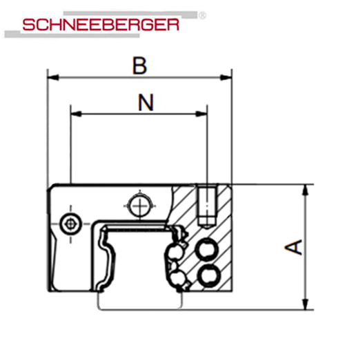 Шариковая каретка Schneeberger BM W 20-C