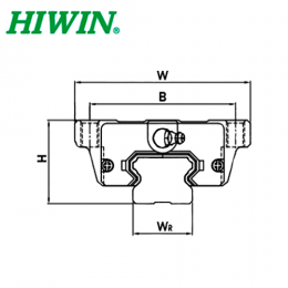 Шариковая каретка HIWIN HGW25CC