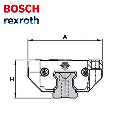 Шариковая каретка R166171320 Bosch Rexroth