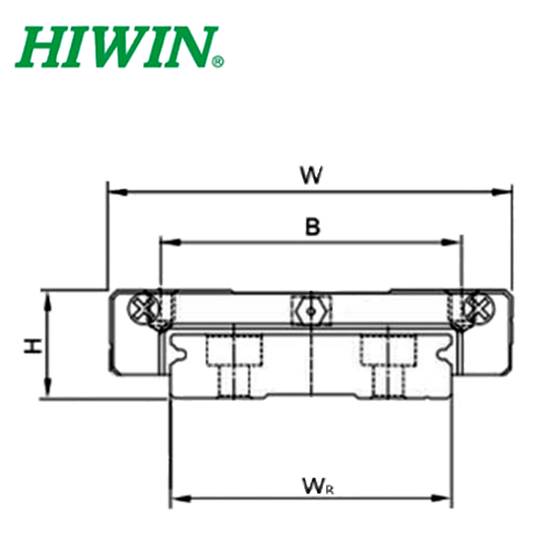Шариковая каретка HIWIN MGW15CZ0HM