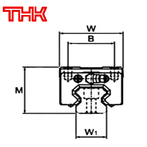 Шариковая каретка THK SHS15R1SSC1