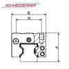 Роликовая каретка Schneeberger MR W 30-C