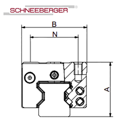 Роликовая каретка Schneeberger MR W 30-C
