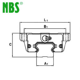 Шариковая каретка NBS RNA25