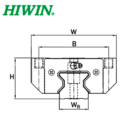Роликовая каретка HIWIN RGW30HCZAH