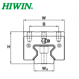 Роликовая каретка HIWIN RGH15CAZAH