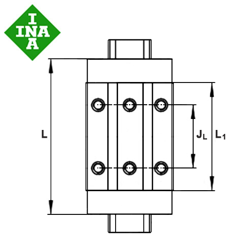 Роликовая каретка INA RWU45-E-H-V3-G2