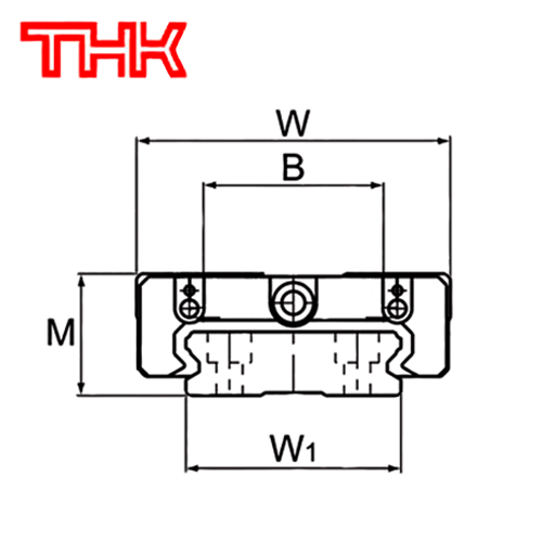 Шариковая каретка THK SHW12CRM